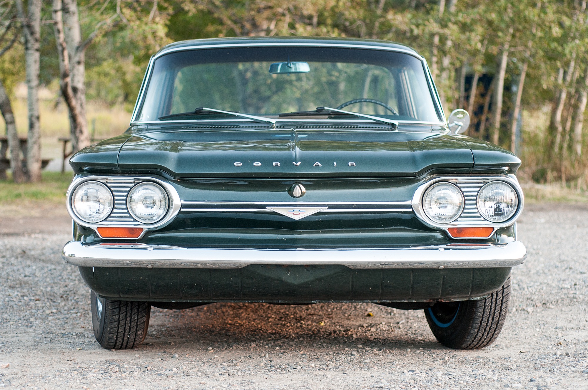 Corvair with Dent